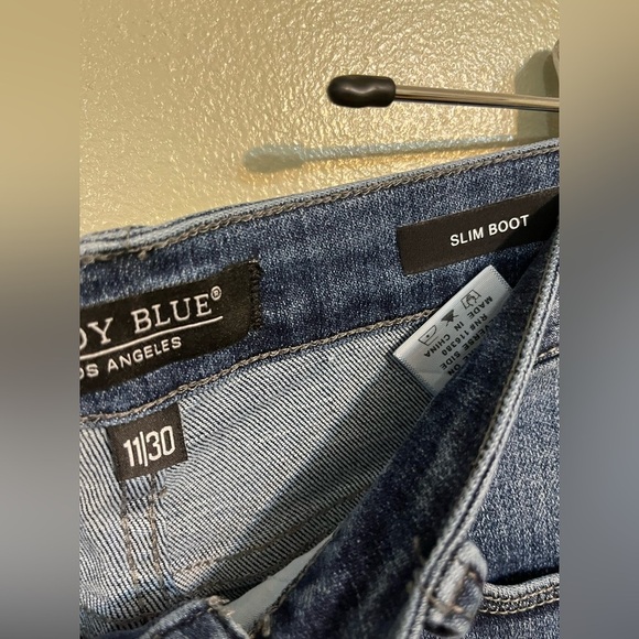 Judy Blue Slim Boot Cut Size Splits Women's Blue Jeans Size 30 - Picture 7 of 12